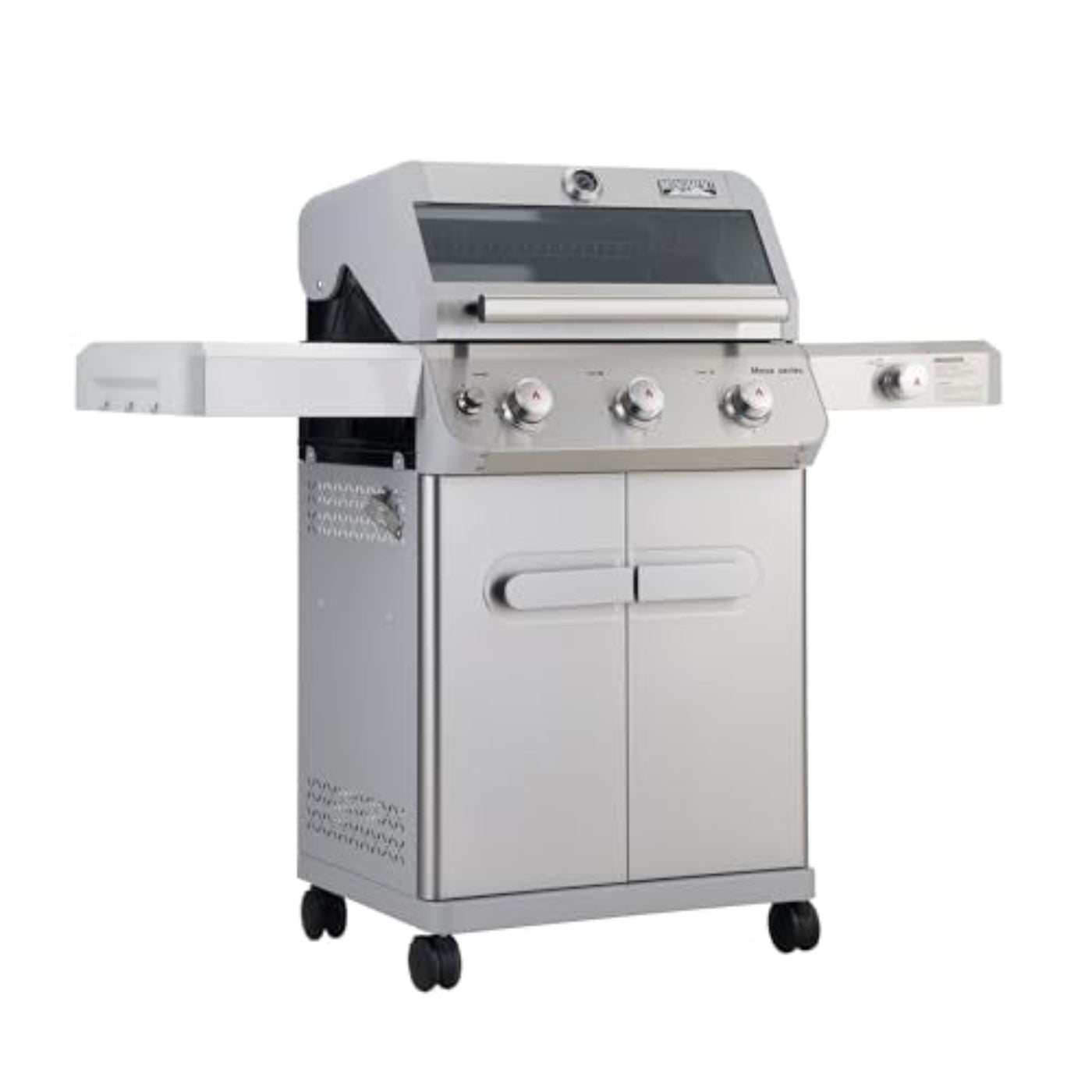 Monument Grills 3-Burner Propane Gas Grill, 48,000 BTU with Side Burner & BBQ Cover - B0CWNJ7BJ9