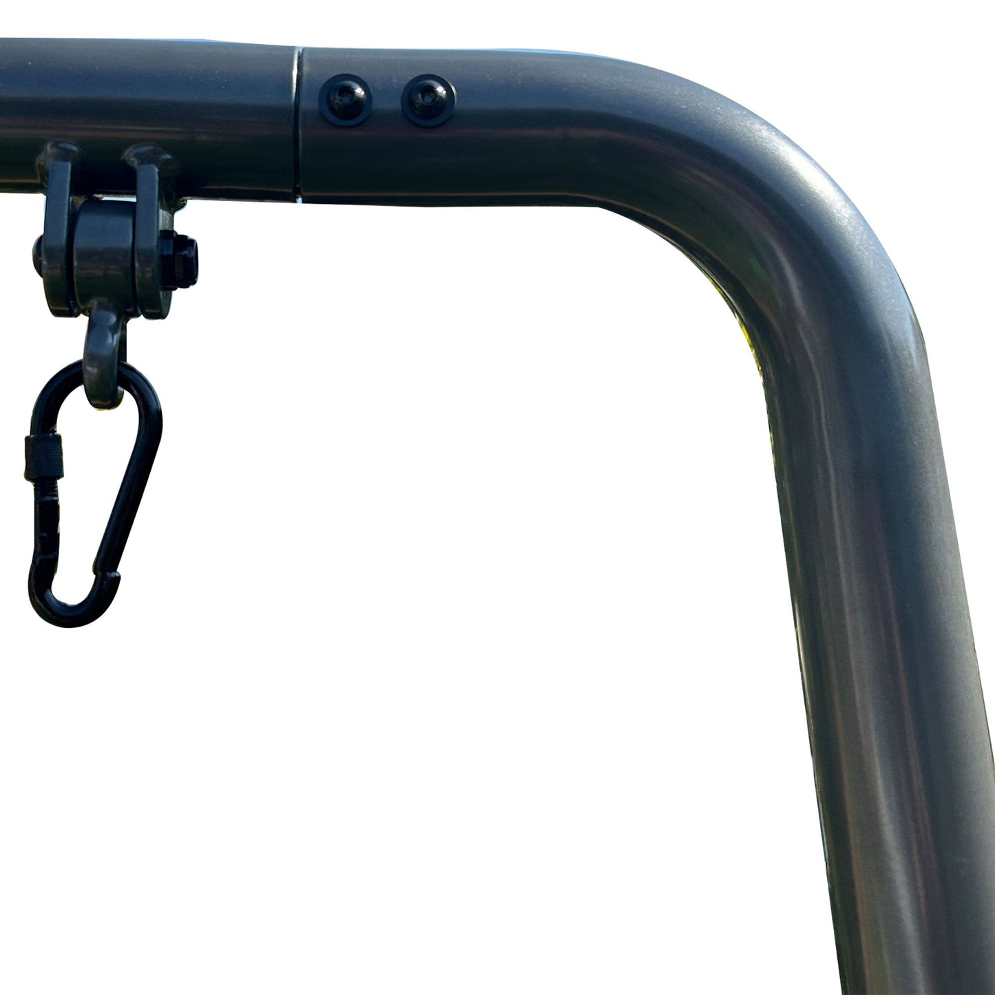 Gobaplay Outdoor Single Swing Set with Support Bars for Tree Swing, Frame Only - 324423