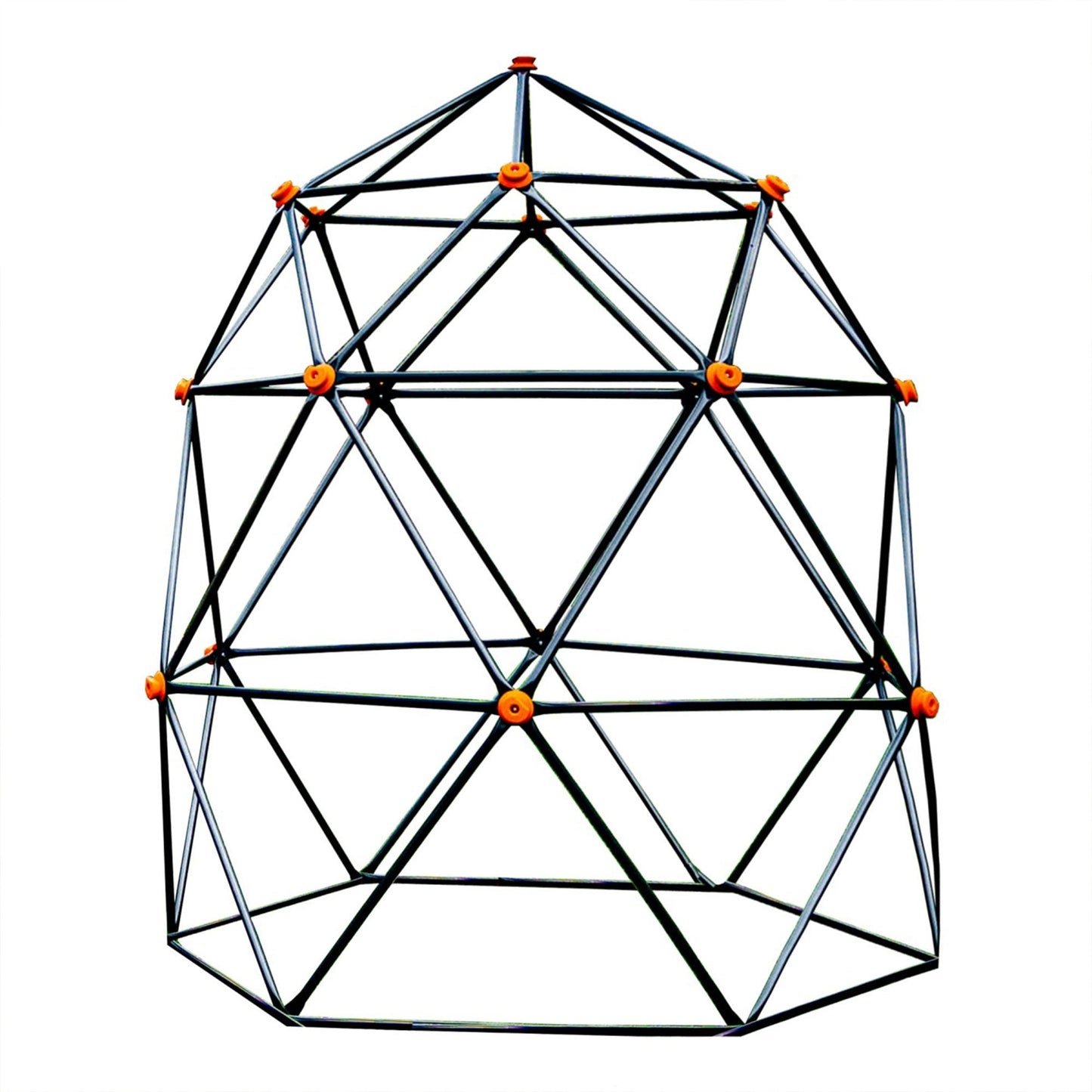 Gobaplay Large Powder Coated Steel Geometric Climbing Dome with 3 Sleek Anchors - 326416