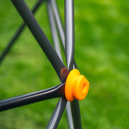 Gobaplay Large Powder Coated Steel Geometric Climbing Dome with 3 Sleek Anchors - 326416