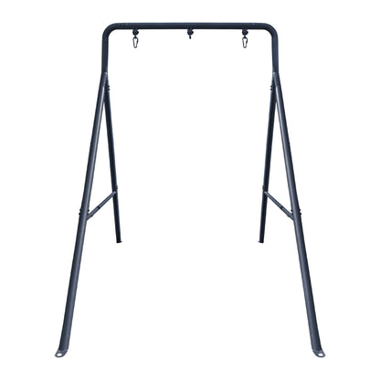 Gobaplay Single Swing Set Playground Equipment with 39” Round Platform Saucer - 327672