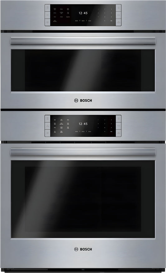 Bosch Benchmark Benchmark Series 30 Inch 6 cu. ft. Total Capacity Electric Double Wall Steam Oven with 3 Oven Racks - HSLP751UC