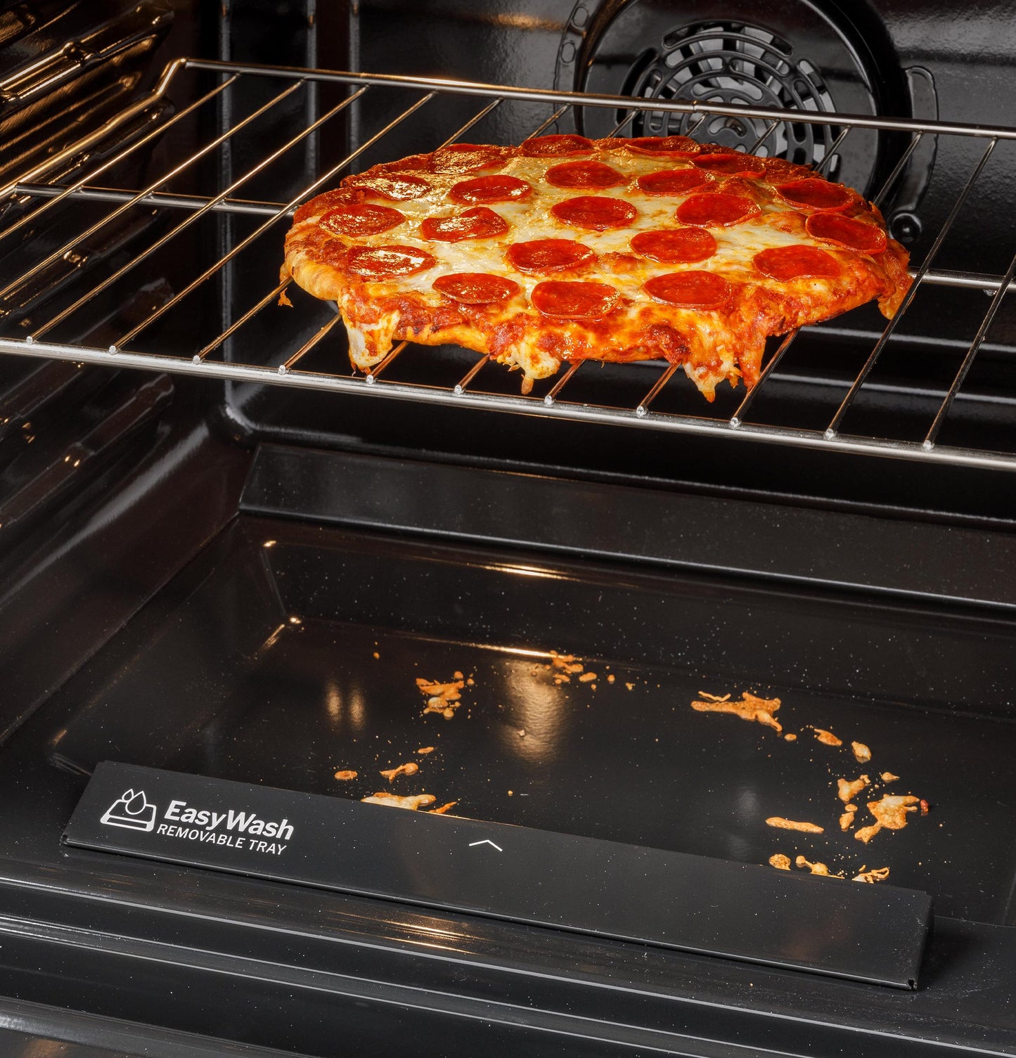 GE APPLIANCES GGF600AVWW GE(R) 30" Free-Standing Gas Convection Range with No Preheat Air Fry and EasyWash(TM) Oven Tray - GGF600AVWW-KT