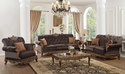 Modway Furniture 41" Charcoal Fabric Sofa with Champagne Legs - Elegant Modern Design for Stylish Living Spaces - 347273-HOMEROOTS