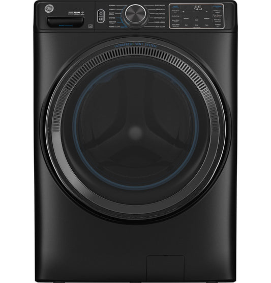 GE 5.0 cu. ft. Smart Front Load Washer, SmartDispense, UltraFresh Vent, OdorBlock, Sanitize + Allergen – GFW655SPVDS-KT