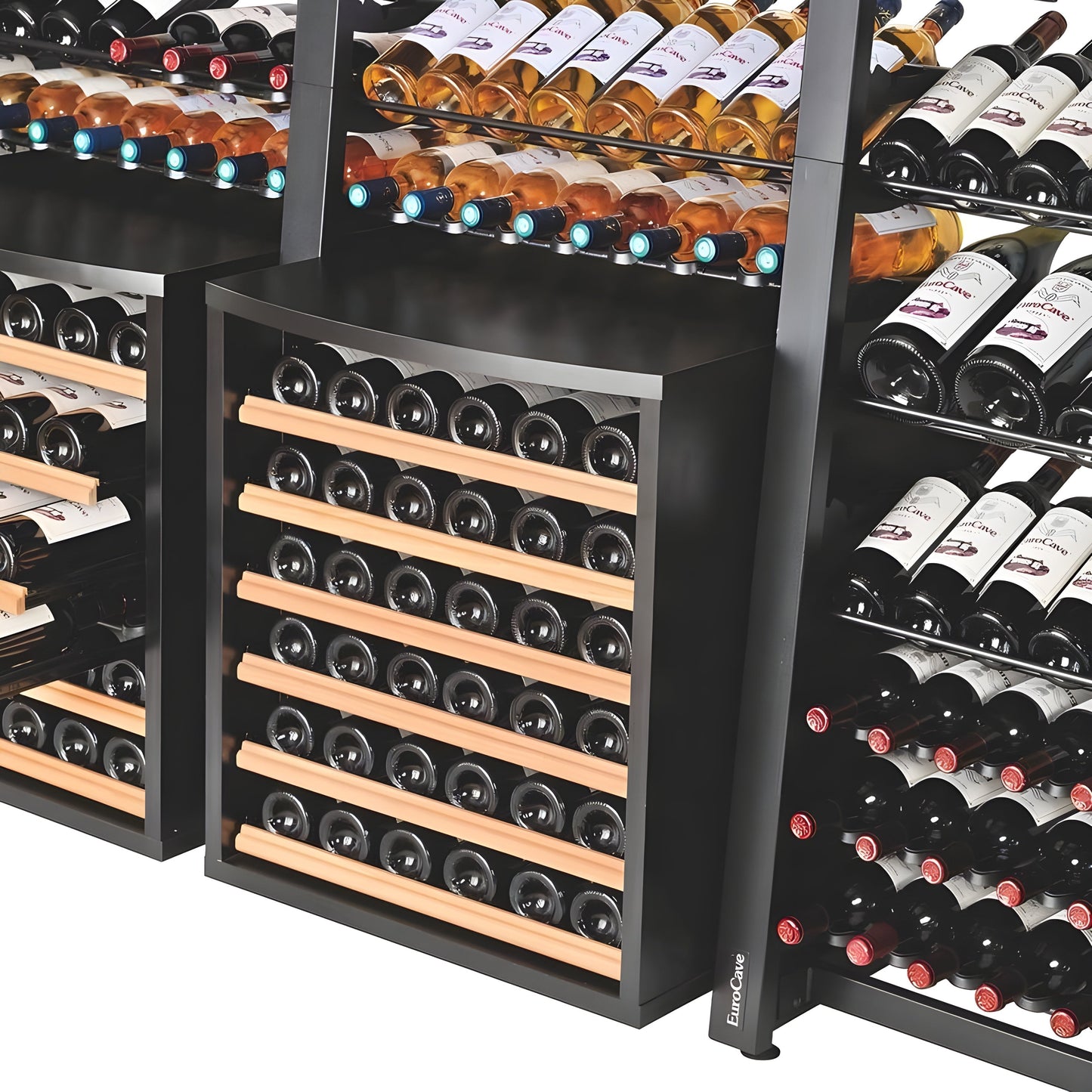 EuroCave Modulosteel Box with 6 MDS Rolling Shelves - 633 15 05