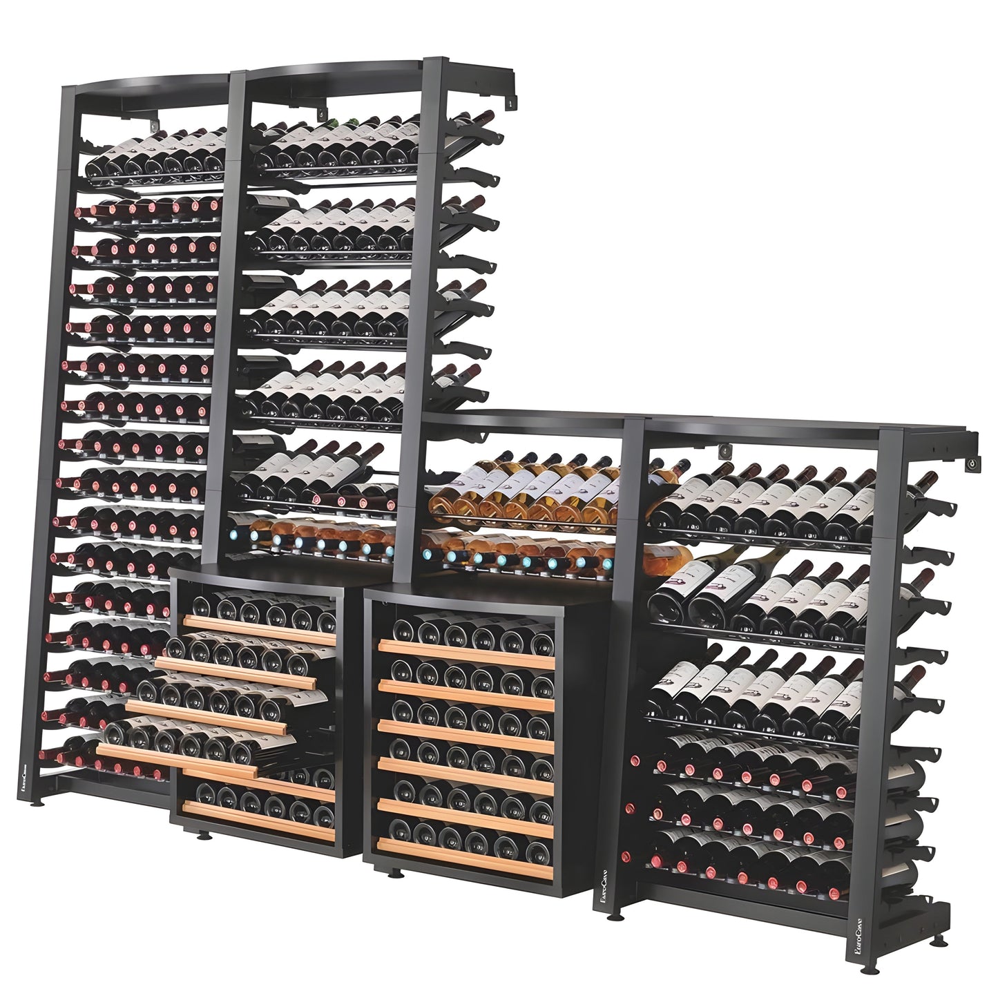 EuroCave Modulosteel Box with 6 MDS Rolling Shelves - 633 15 05