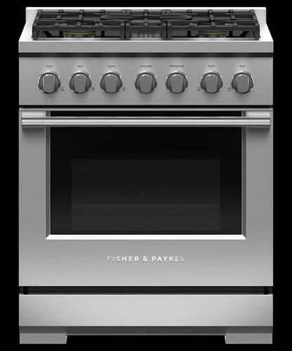 FISHER & PAYKEL RGV3366L Gas Range, 36", 6 Burners, LPG -  RGV3366L