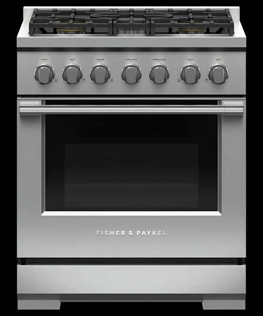 FISHER & PAYKEL RGV3366L Gas Range, 36", 6 Burners, LPG -  RGV3366L