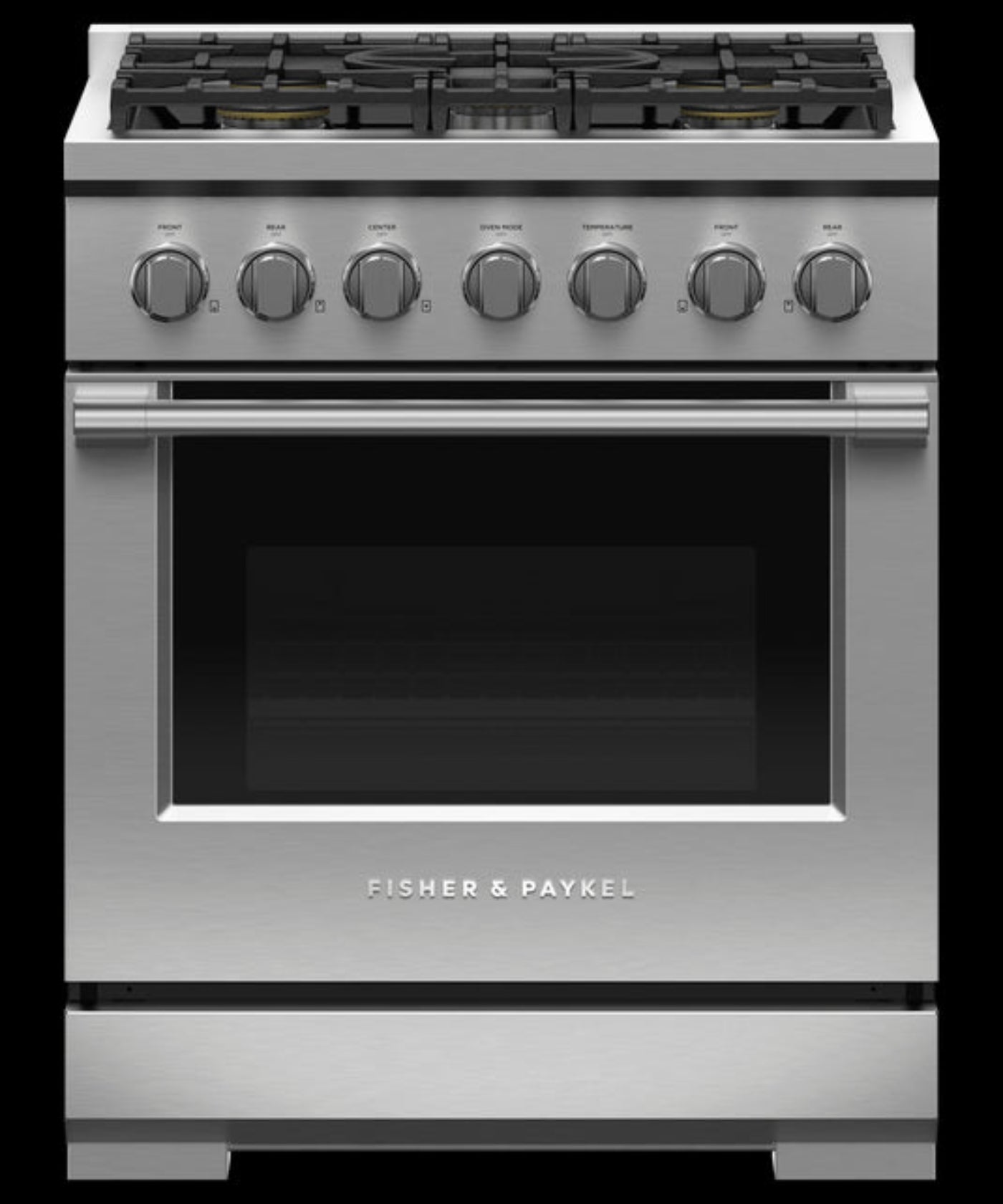 FISHER & PAYKEL RGV3305L Gas Range, 30", 5 Burners, LPG - RGV3305L