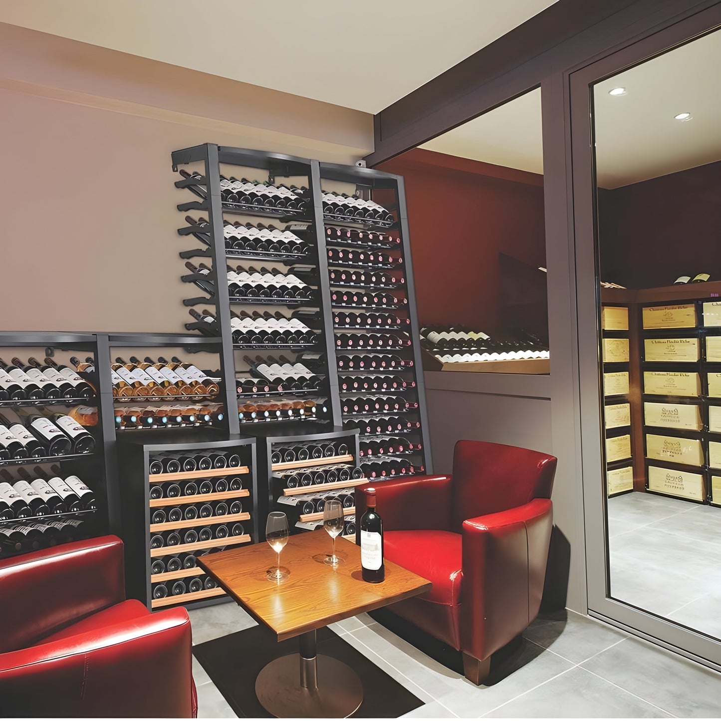 EuroCave Modulosteel 1 Column Wine Rack - 633 15 86