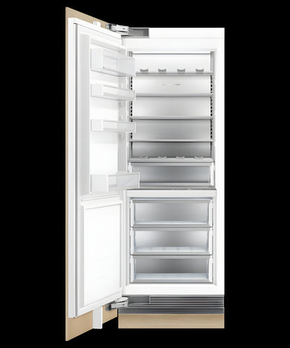 FISHER & PAYKEL RS3084SRHK1 Integrated Column Refrigerator, 30", Water -  RS3084SRHK1