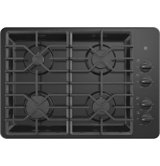GE APPLIANCES JGP3030DLBB GE(R) 30" Built-In Gas Cooktop with Dishwasher-Safe Grates - JGP3030DLBB-KT