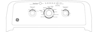 GE APPLIANCES GTW325ASWWW GE(R) 4.0 cu. ft. Capacity Washer with Stainless Steel Basket and Water Level Control&#x200B; - GTW325ASWWW-KT
