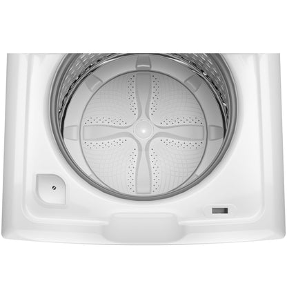 GE APPLIANCES GTW480ASWWB GE(R) 4.6 cu. ft. Capacity Washer with Stainless Steel&#x00A0;Basket,Cold&#x00A0;Plus and Wash Boost&#x200B; - GTW480ASWWB-KT