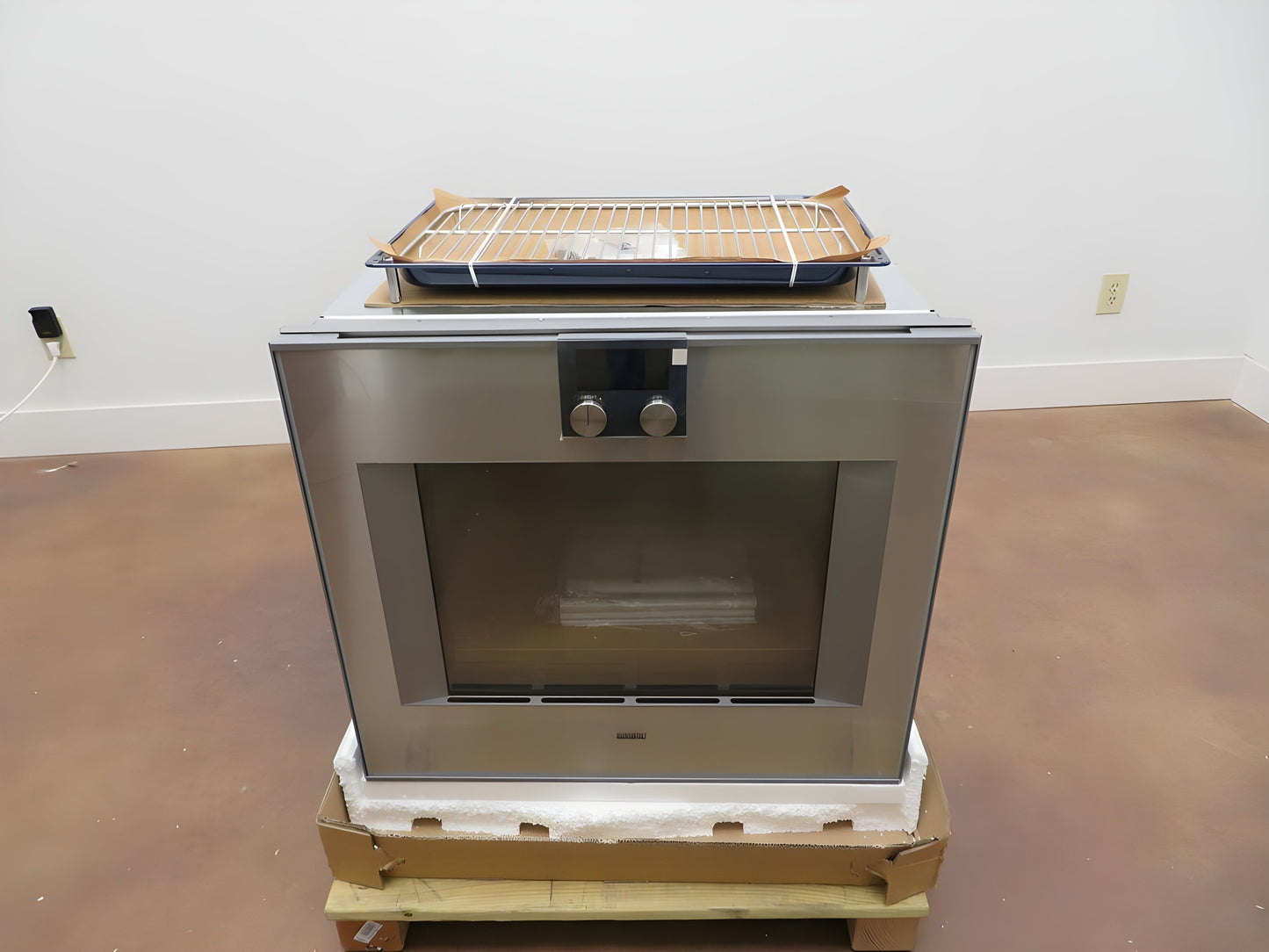 Gaggenau 400 Series BO481611 30" Convection Single Electric Wall Oven Left H