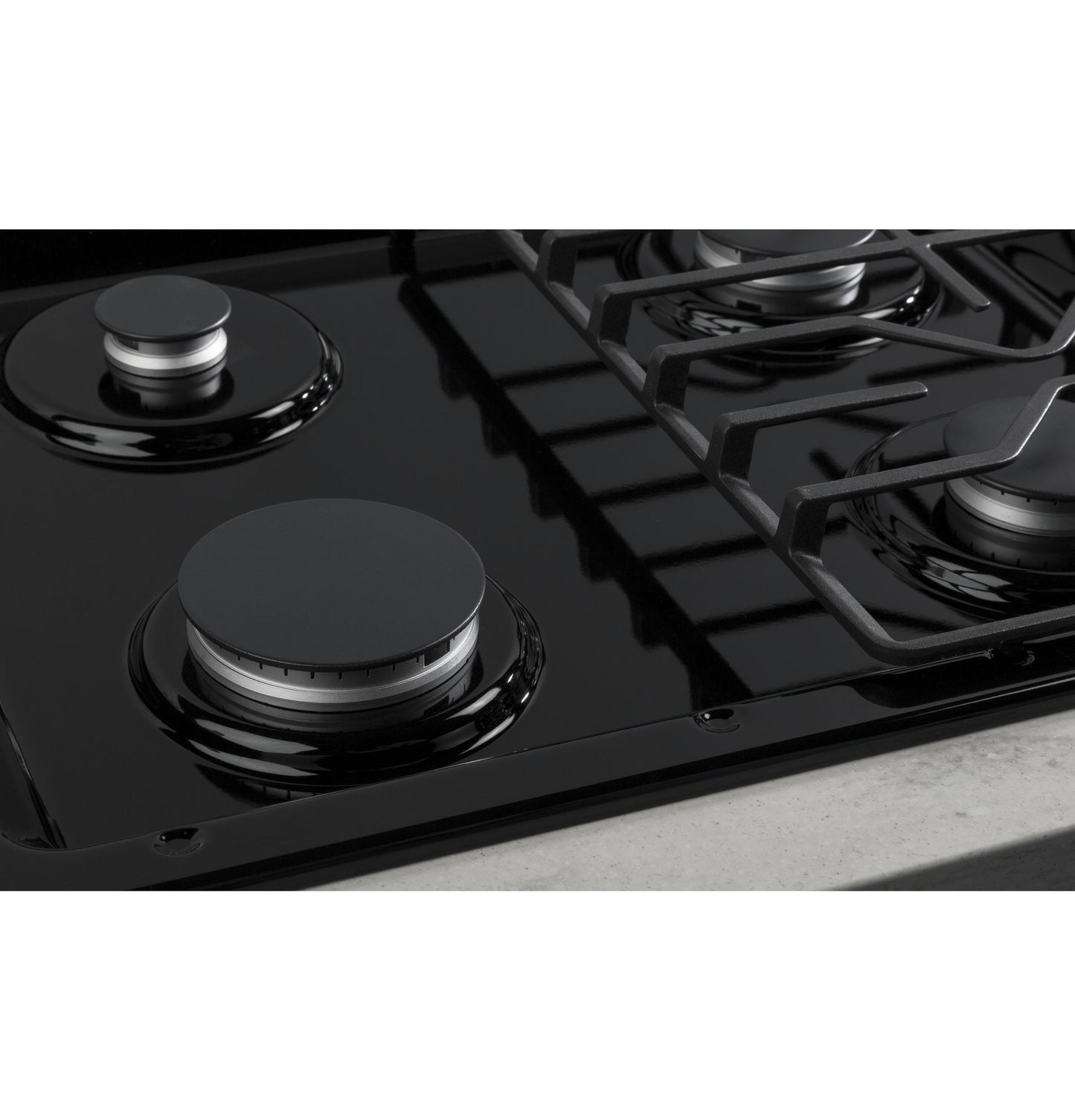 GE APPLIANCES JGP3030DLBB GE(R) 30" Built-In Gas Cooktop with Dishwasher-Safe Grates - JGP3030DLBB-KT