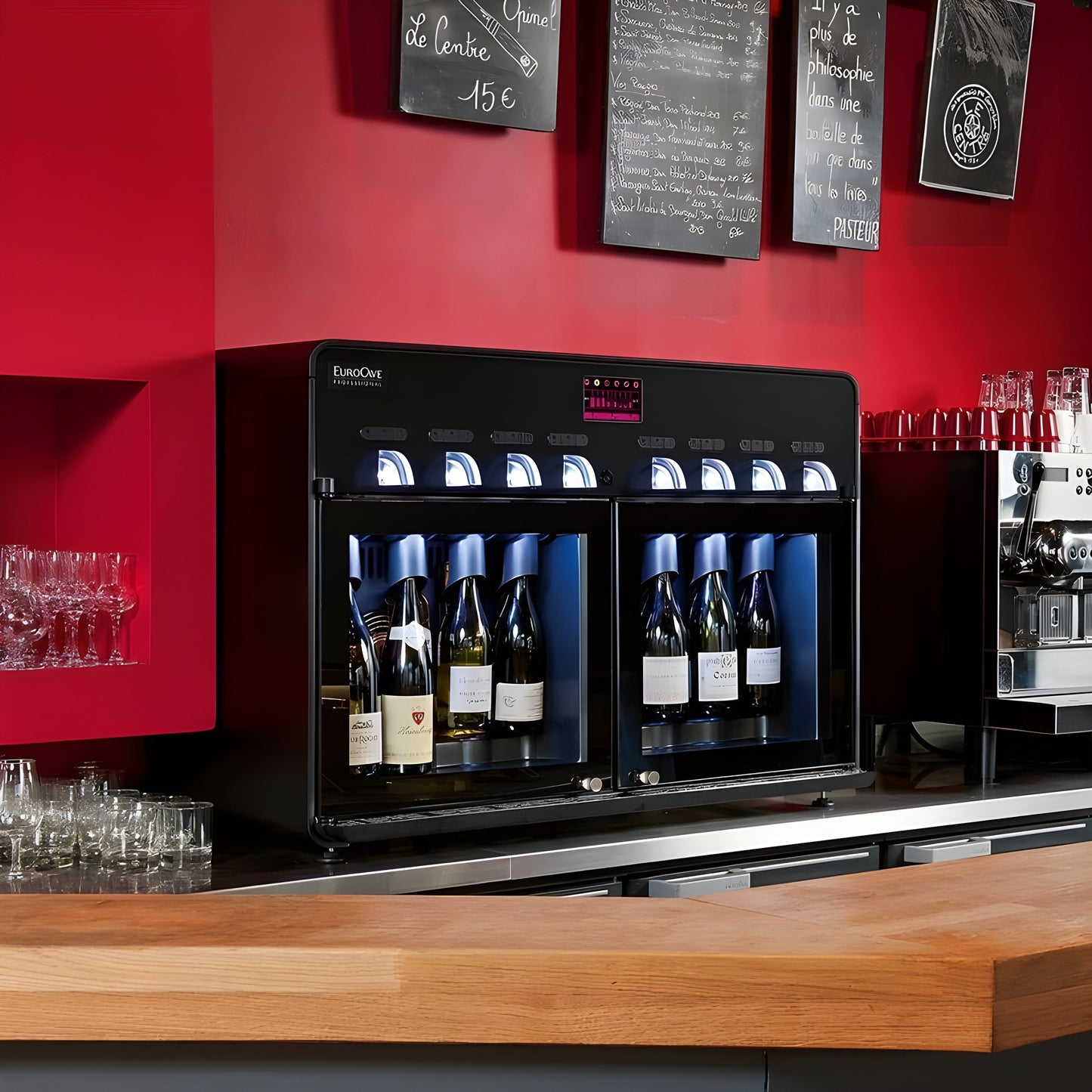 EuroCave Vin Au Verre 8.0 Wine Preserver and Dispenser - 249 50 08
