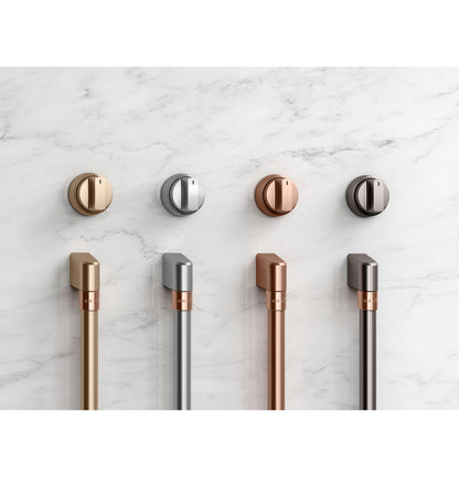 Café Front Control Electric Knobs and Handles - Brushed Copper - CXFCEHKPMCU-KT