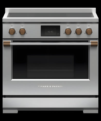 FISHER & PAYKEL AHP3R36DC Professional Round Flush Handle for Ranges, 36" - AHP3R36DC-KT