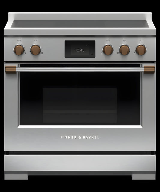 FISHER & PAYKEL AHP3R36DC Professional Round Flush Handle for Ranges, 36" - AHP3R36DC-KT
