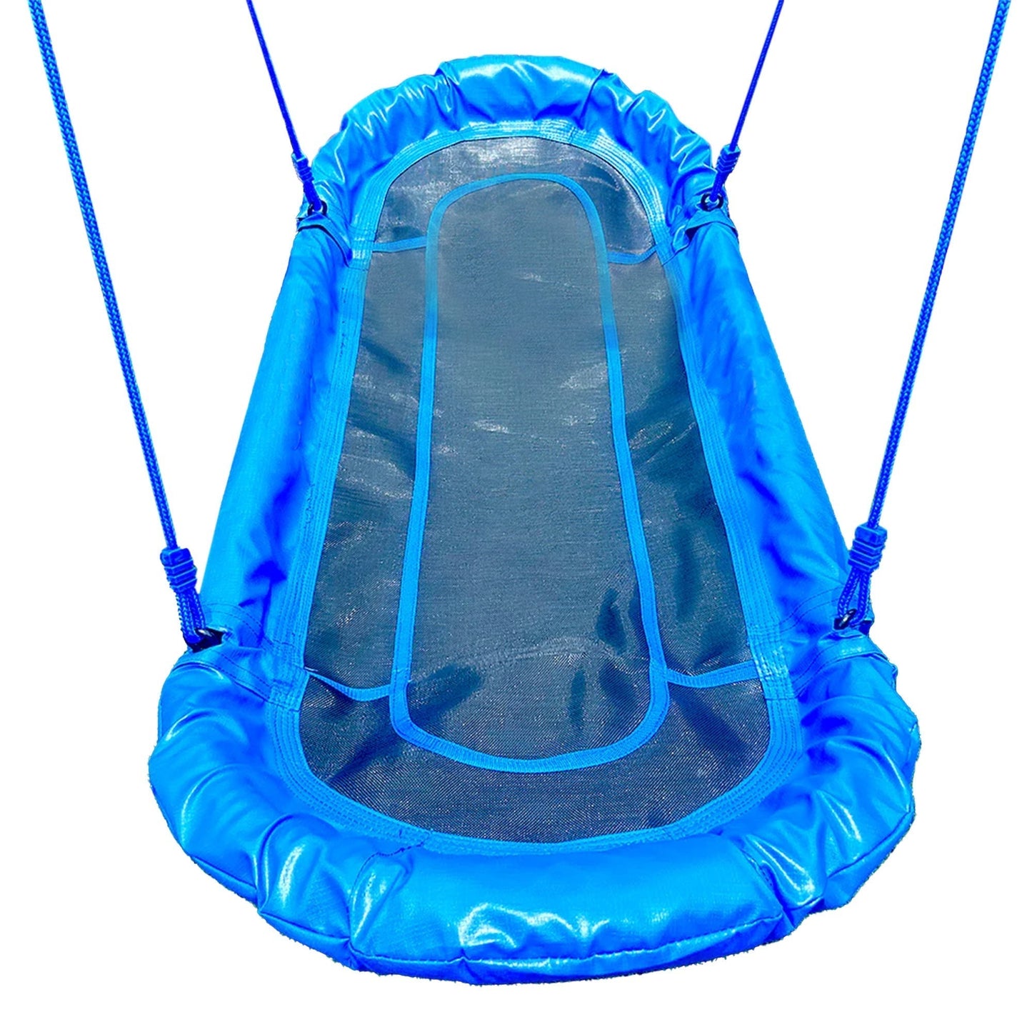 Gobaplay Explorer Kids Swing Set w/Frame, Dual Platform Saucer, Swings & Trapeze - 399863