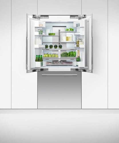 FISHER & PAYKEL RS36A80U1N Integrated French Door Refrigerator Freezer, 36", Ice & Water -  RS36A80U1N