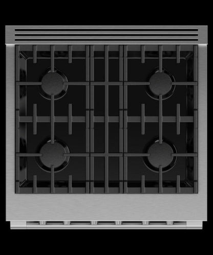 FISHER & PAYKEL RGV3304L Gas Range, 30", 4 Burners, LPG - RGV3304L