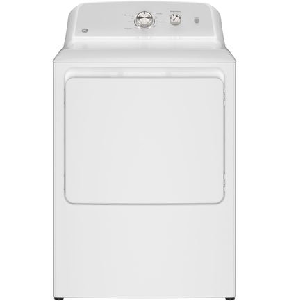 GE APPLIANCES GTX38GASWWS GE(R) 6.2 cu. ft. Capacity Gas&#x00A0;Dryer with Up To 120 ft. Venting and Shallow Depth&#x200B; - GTX38GASWWS-KT
