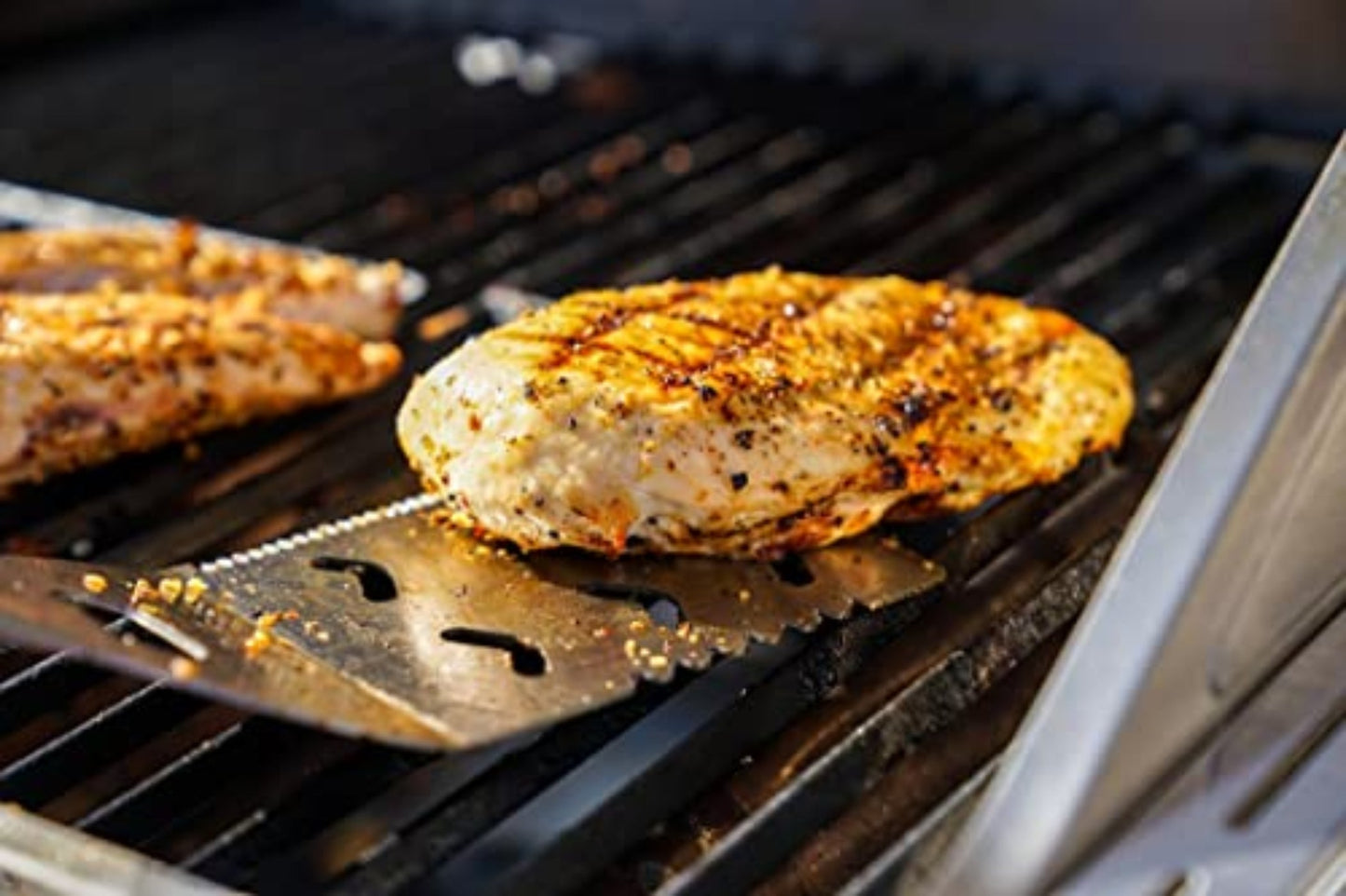 Monument Grills Larger 4-Burner Propane Gas Grills Stainless Steel with BBQ Cover(2 Items) - B0BLYWY4N7