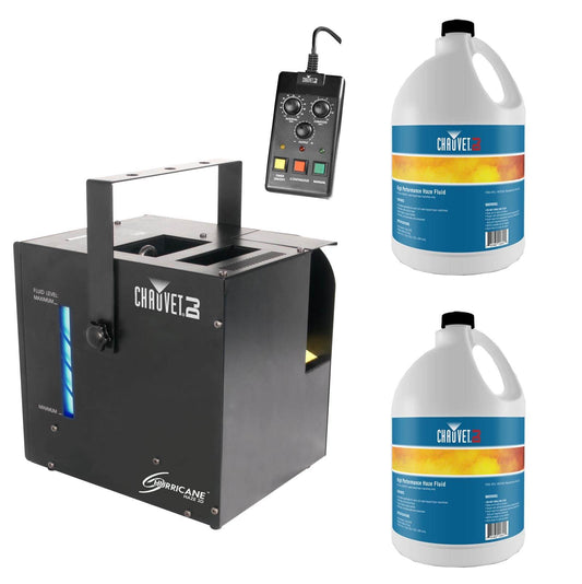 CHAUVET DJ Hurricane 533 Watt Haze 2D Water-Based Haze Machine, 2 Gal HFG Fluids - 42012