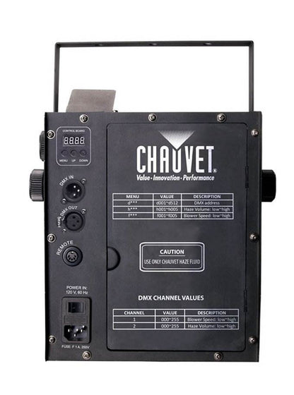 CHAUVET DJ Hurricane 533 Watt Haze 2D Water-Based Haze Machine, 2 Gal HFG Fluids - 42012