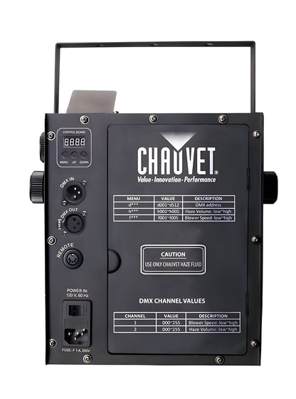 CHAUVET DJ Hurricane 533 Watt Haze 2D Water-Based Haze Machine, 2 Gal HFG Fluids - 42012