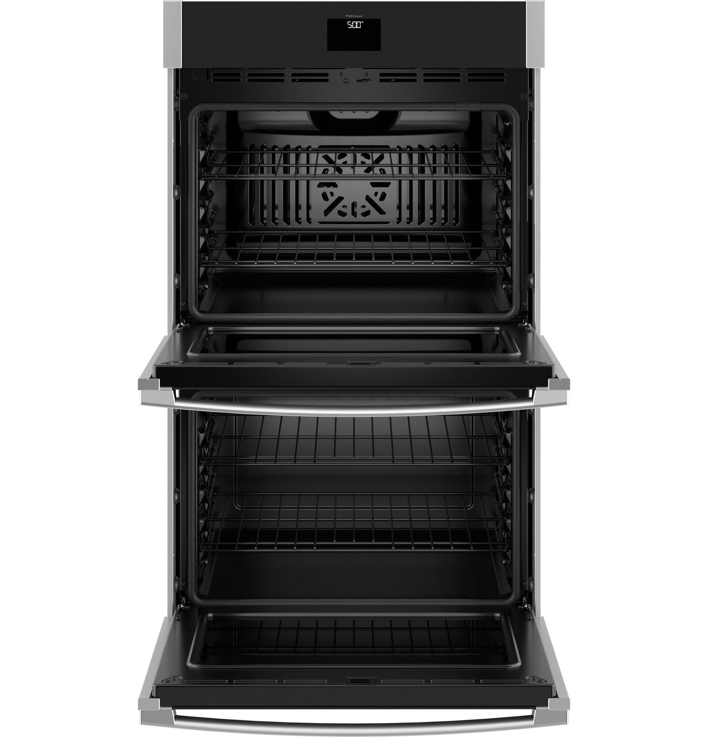 GE APPLIANCES JTD5000SVSS GE(R) 30" Smart Built-In Self-Clean Convection Double Wall Oven with No Preheat Air Fry - JTD5000SVSS-KT