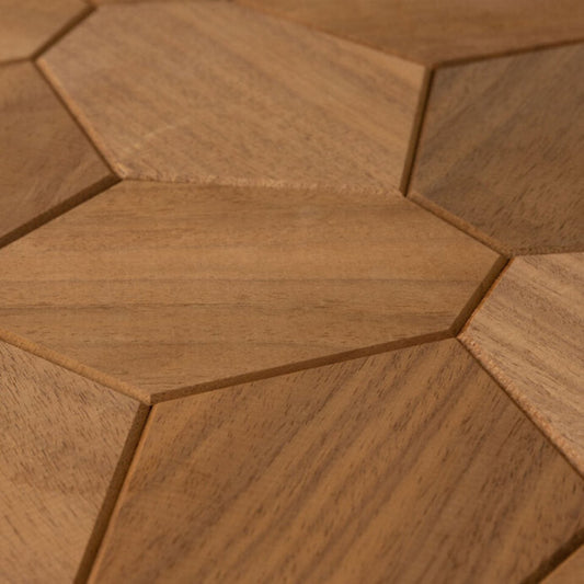 EmotionWalls Thermo-Abachi, Hexagon, Wall Panel - EW31001