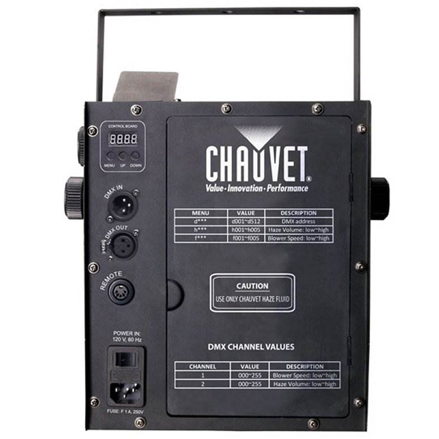 CHAUVET DJ Hurricane Haze 2D Smoke/Fog Machine w/Remote (Certified Refurbished) - 42587