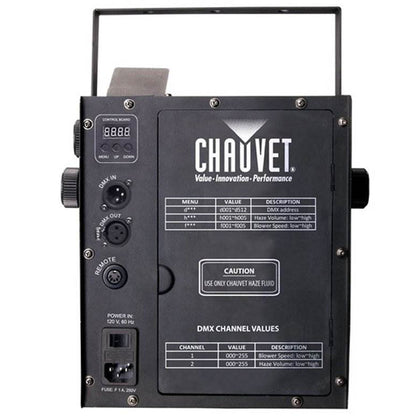 CHAUVET DJ Hurricane Haze 2D Smoke/Fog Machine w/Remote (Certified Refurbished) - 42587