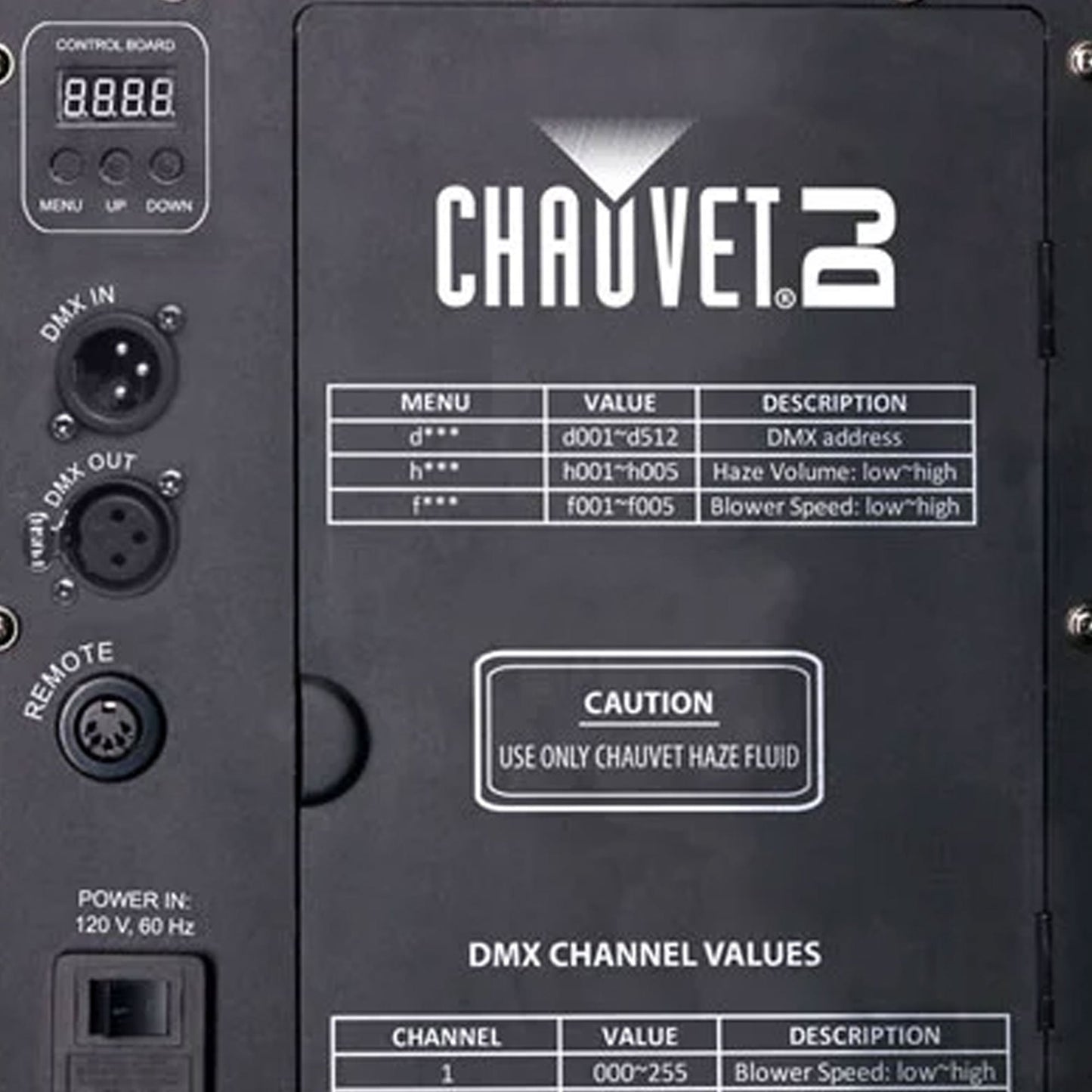 CHAUVET DJ Hurricane Haze 2D Smoke/Fog Machine w/Remote (Certified Refurbished) - 42587