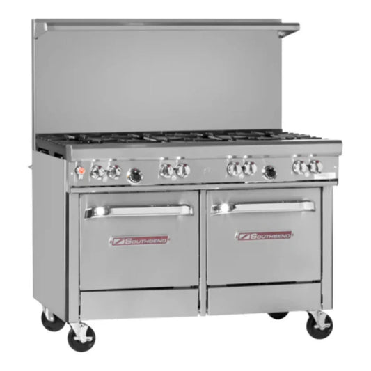 Southbend 448DC-4G/T Ultimate Natural Gas Range 48" Manual Griddle, Standard Oven With Cabinet Base 125000 BTU - 448DC-4G/T*