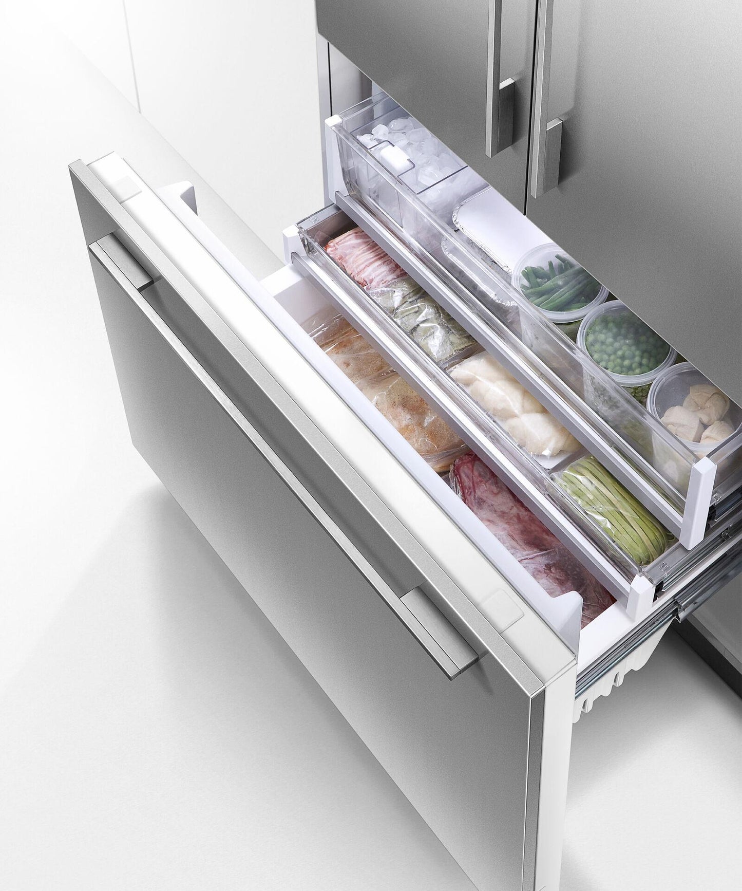 FISHER & PAYKEL RS32A72U1 Integrated French Door Refrigerator Freezer, 32", Ice & Water -  RS32A72U1