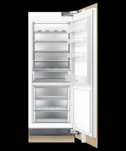 FISHER & PAYKEL RS3084SRHK1 Integrated Column Refrigerator, 30", Water -  RS3084SRHK1