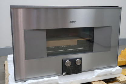 Gaggenau 400 Series 30" Combi-Steam 2.1 Cu.Ft Electric Smart Wall Oven BS484612