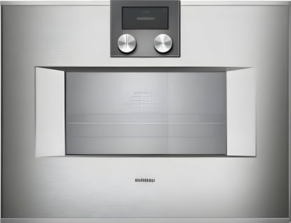 Gaggenau 24" 2.1 Cu.Ft. Single Combi-Steam Smart Electric Wall Oven BS471612