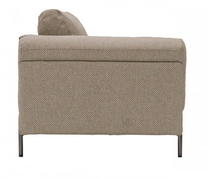 Modway Furniture 84" Beige Sofa with Black Legs - Stylish Comfort, Durable Upholstery & Contemporary Design Centerpiece - 480929-HOMEROOTS