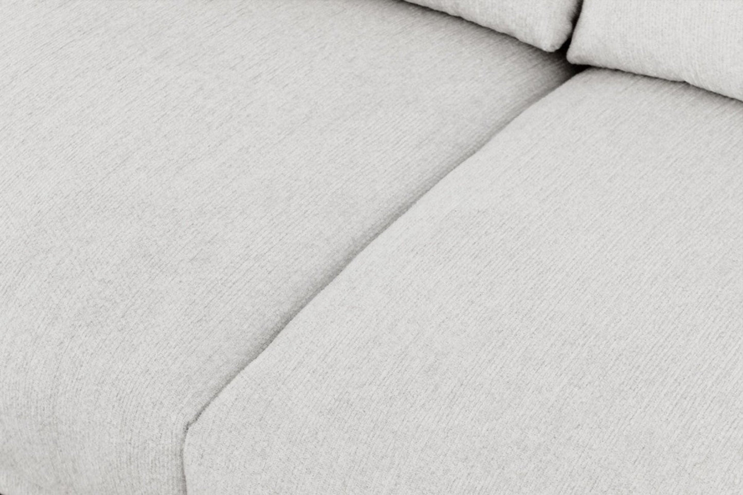 Modway Furniture 85" Off White Sofa with Black Legs – Luxurious Comfort, Stylish Design, Removable Cushions & Durable Fabric - 480936-HOMEROOTS