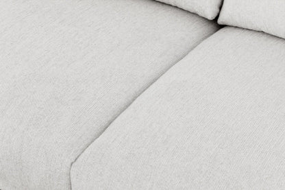 Modway Furniture 85" Off White Sofa with Black Legs – Luxurious Comfort, Stylish Design, Removable Cushions & Durable Fabric - 480936-HOMEROOTS