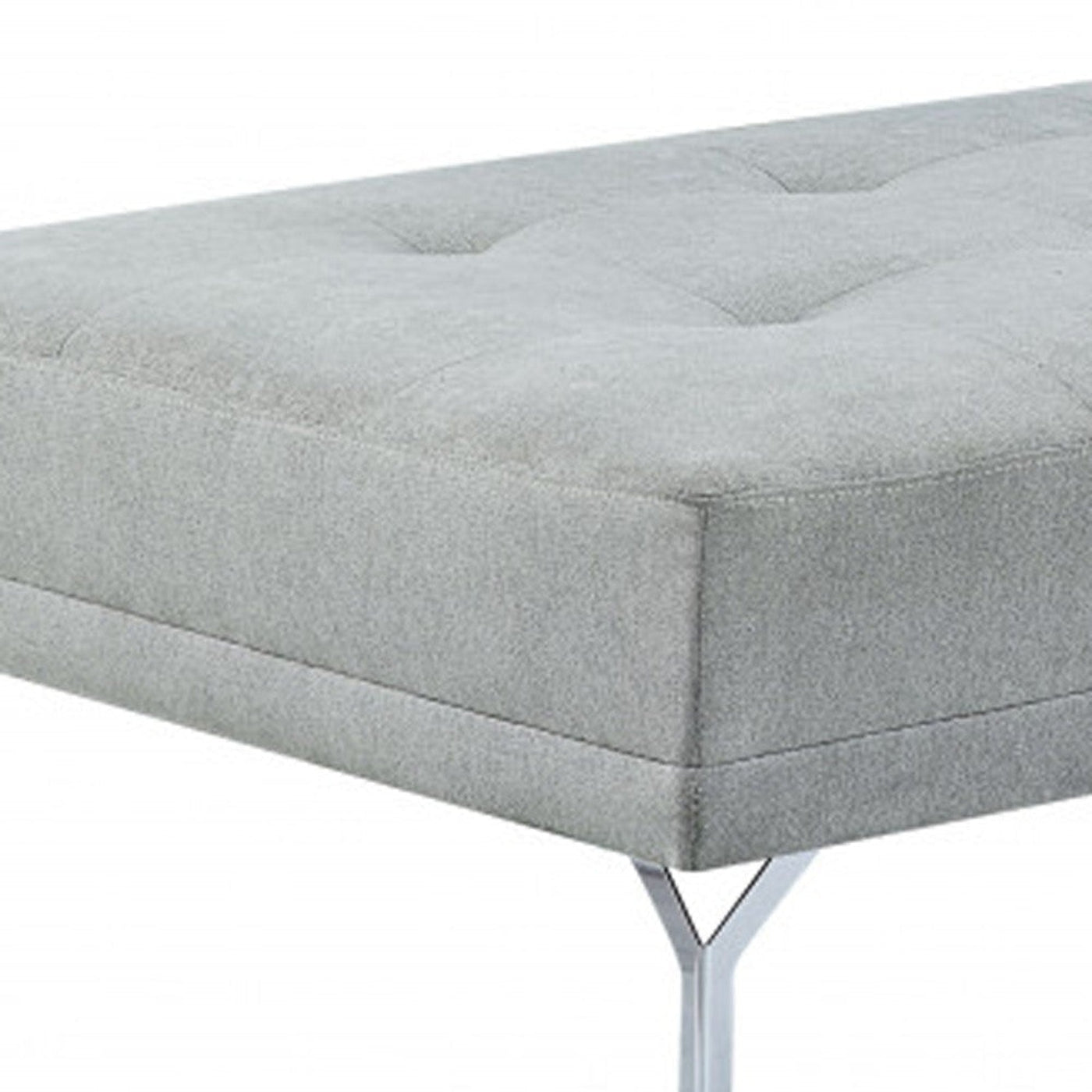 Modway Furniture 74" Gray Velvet Sofa with Toss Pillow & Black Legs – Contemporary Design for Stylish Living Rooms - 491043-HOMEROOTS