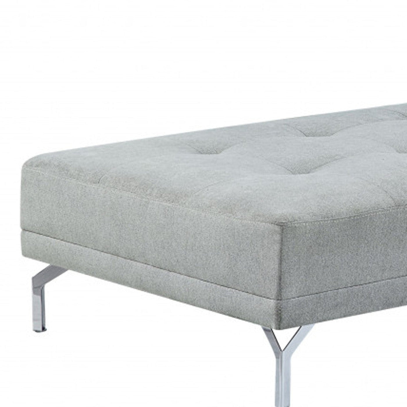 Modway Furniture 74" Gray Velvet Sofa with Toss Pillow & Black Legs – Contemporary Design for Stylish Living Rooms - 491043-HOMEROOTS