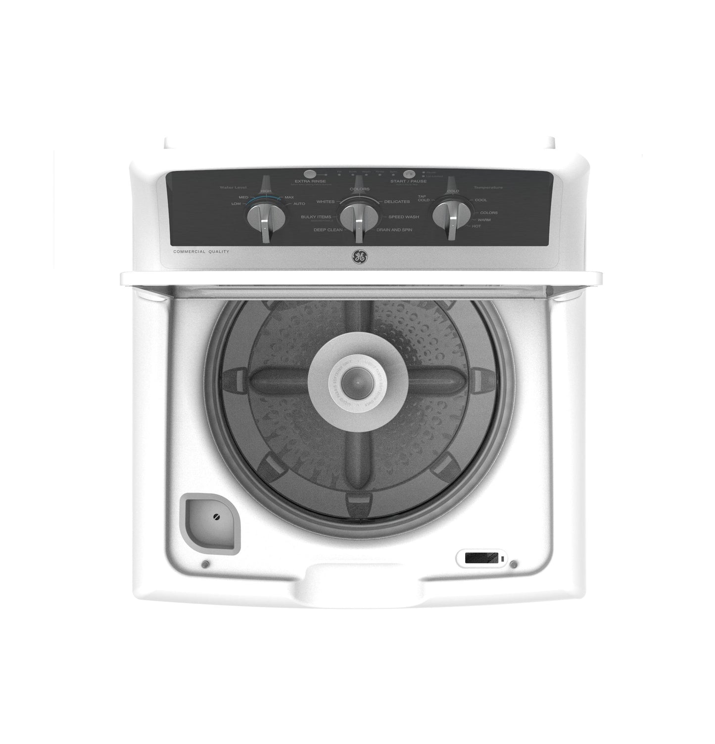 GE APPLIANCES GTW525ACWWB GE(R) 4.3 cu. ft. Capacity Washer with Stainless Steel Basket,5-yr Limited Warranty&#x200B; - GTW525ACWWB-KT