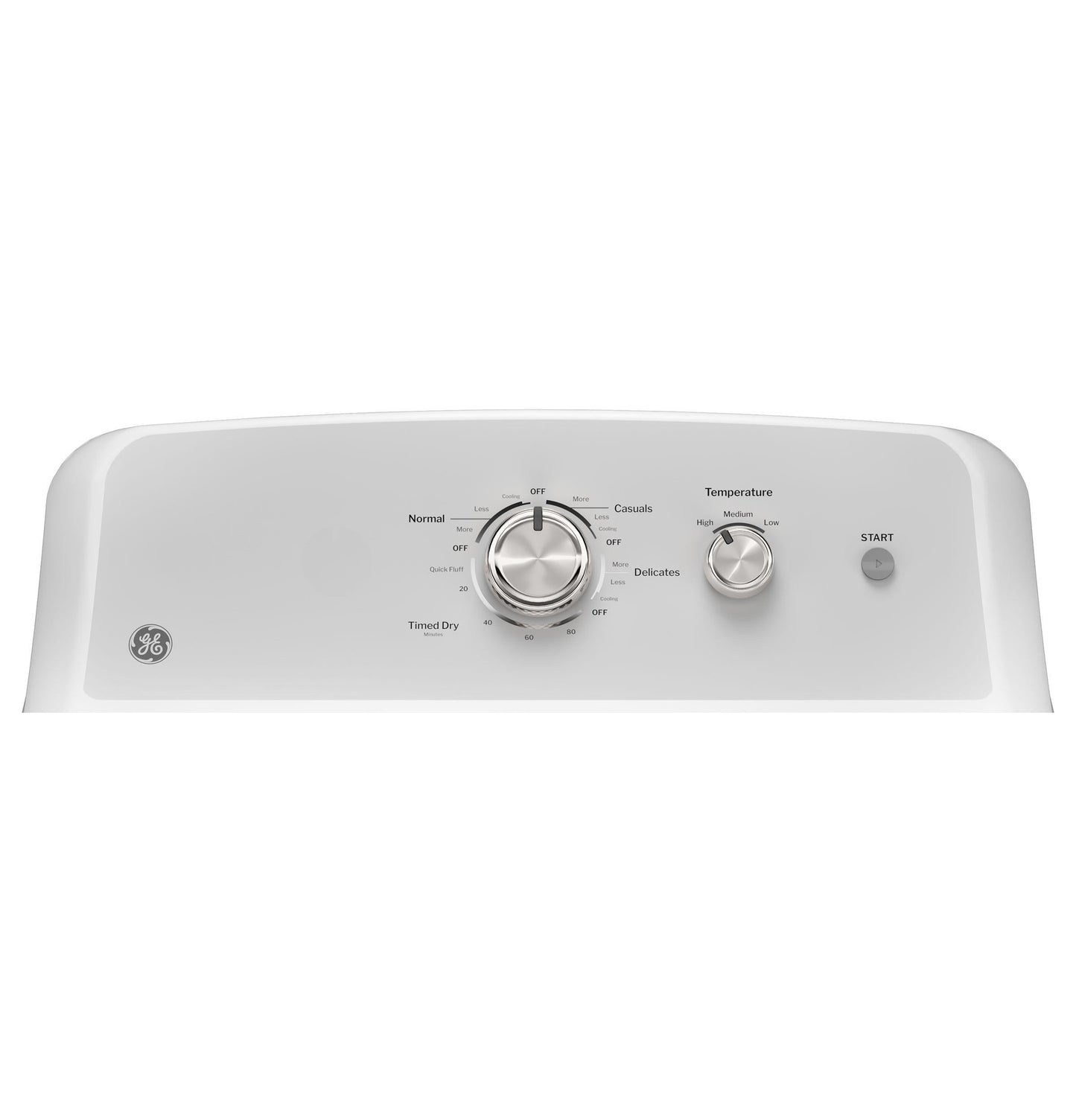 GE APPLIANCES GTD38GASWWS GE(R) 7.2 cu. ft. Capacity Gas&#x00A0;Dryer with Up To 120 ft. Venting and Reversible Door&#x200B; - GTD38GASWWS-KT
